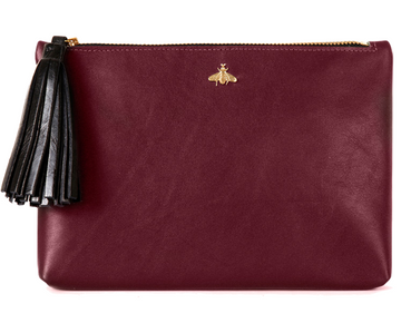 Tommy Burgundy Nappa Leather Pouch