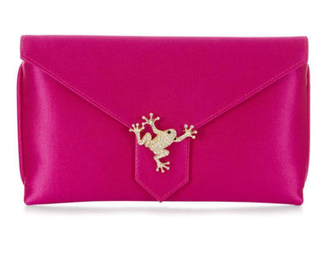 Charlie Fuchsia Pink Clutch Bag - Wilbur & Gussie