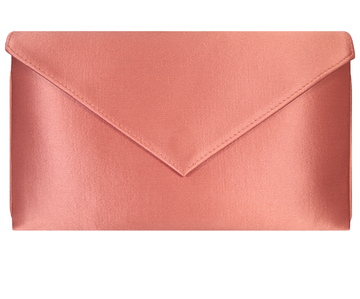 Abby Dusty Pink Silk Clutch