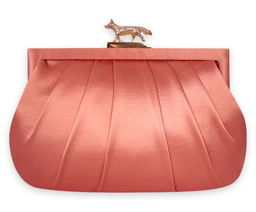 Lily Dusty Pink Silk Clutch