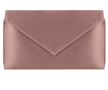 Abby Oyster Silk Clutch