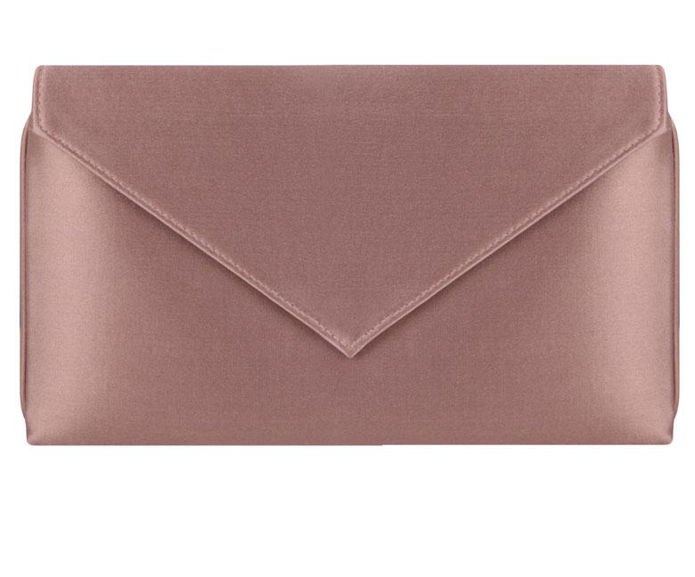 Abby Oyster Silk Clutch
