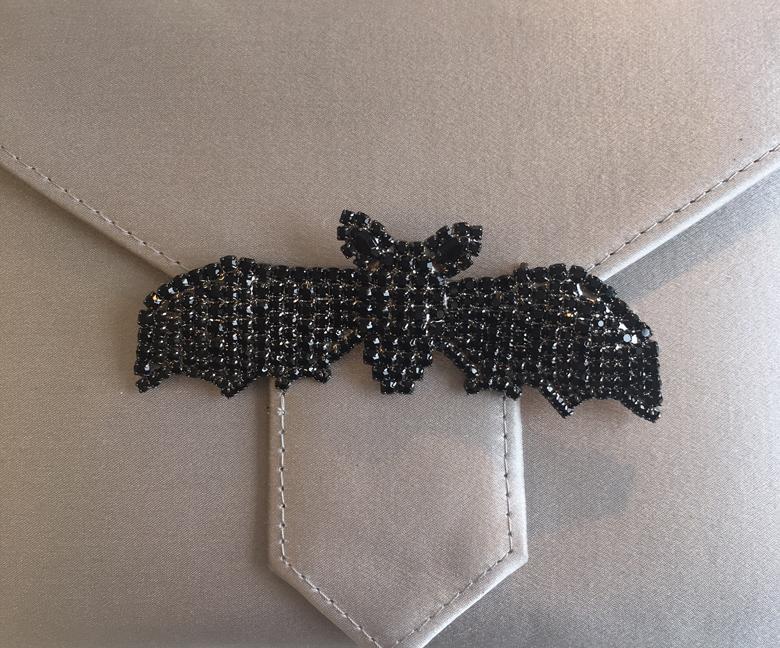 Charlie Bespoke Kingfisher Silk Clutch