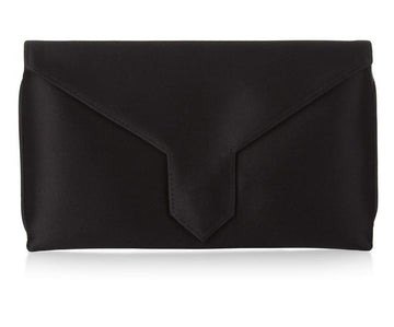 Kit Clutch pochette and foulard in silk grey - Silky Kit Clutch