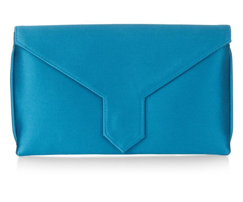 Charlie Bespoke Kingfisher Silk Clutch