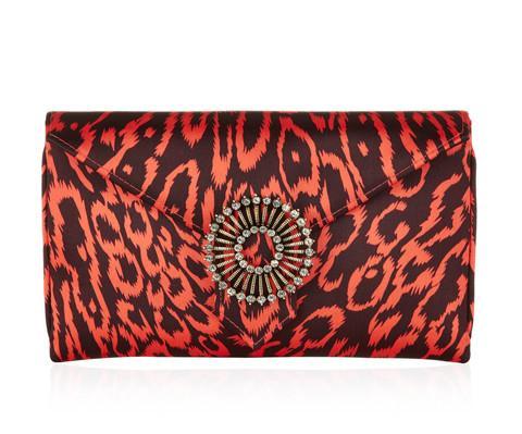 Charlie Red Leopard Clutch - Wilbur & Gussie - 1