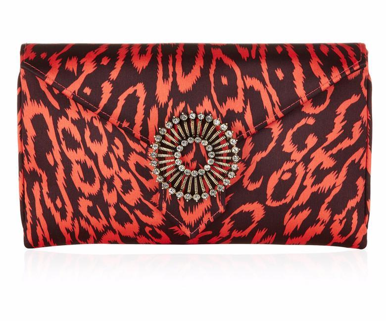 Charlie Red Leopard Clutch - Wilbur & Gussie - 2