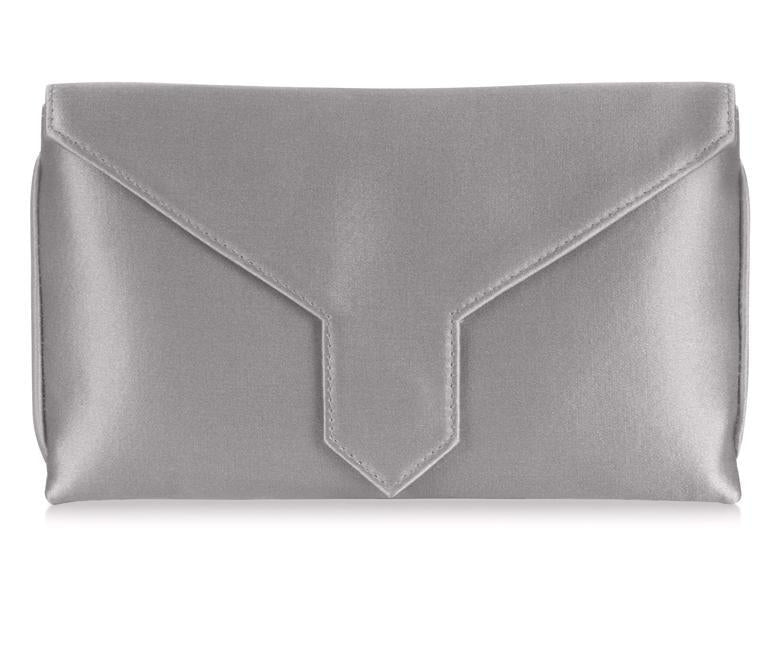 Charlie Bespoke Steel Silk Clutch