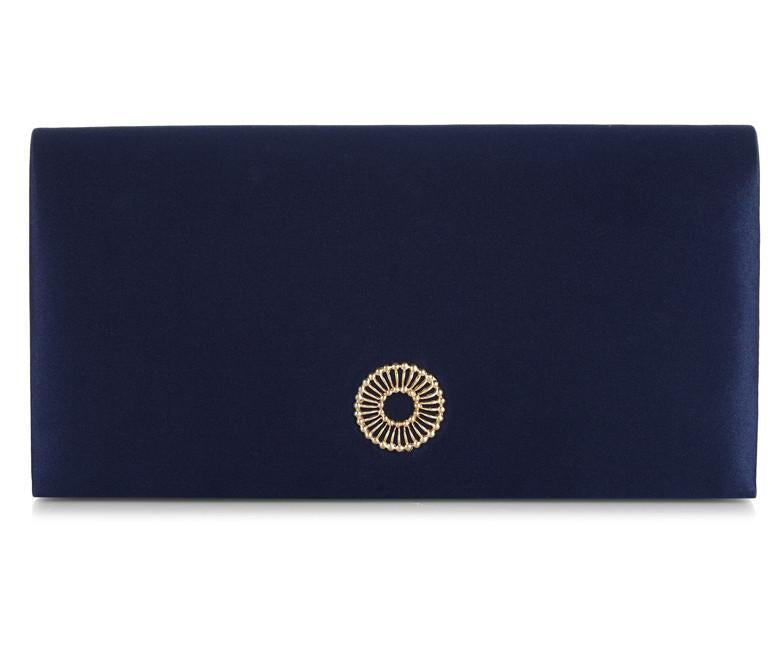 Clover Navy Blue Clutch - Wilbur & Gussie - 2