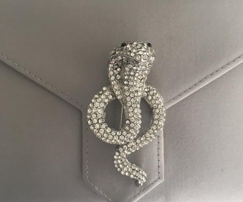 Charlie Bespoke Kingfisher Silk Clutch