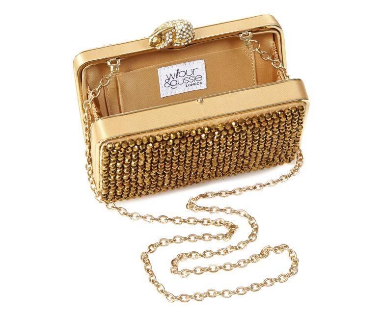 Flora Gold Clutch - Wilbur & Gussie - 3