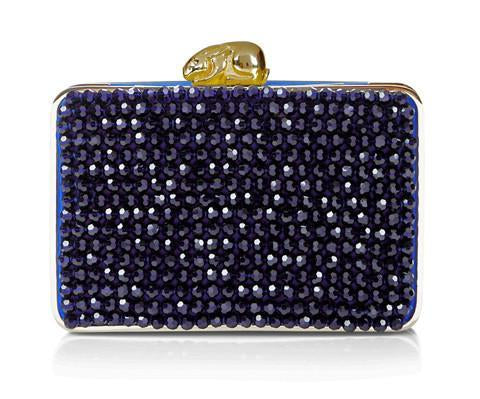Flora Cobalt Blue Clutch - Wilbur & Gussie - 1