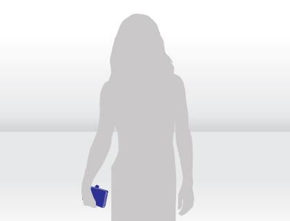 Flora Cobalt Blue Clutch - Wilbur & Gussie - 4