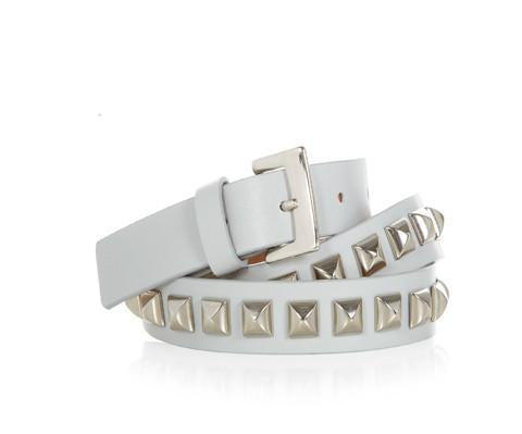 Leather belt - Grey and Silver - Wilbur & Gussie