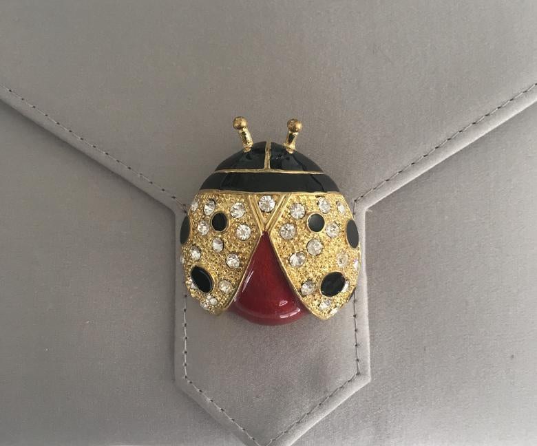 Charlie Bespoke Kingfisher Silk Clutch