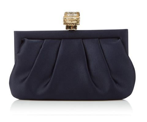 Margot Navy Rome Clutch - Wilbur & Gussie - 1
