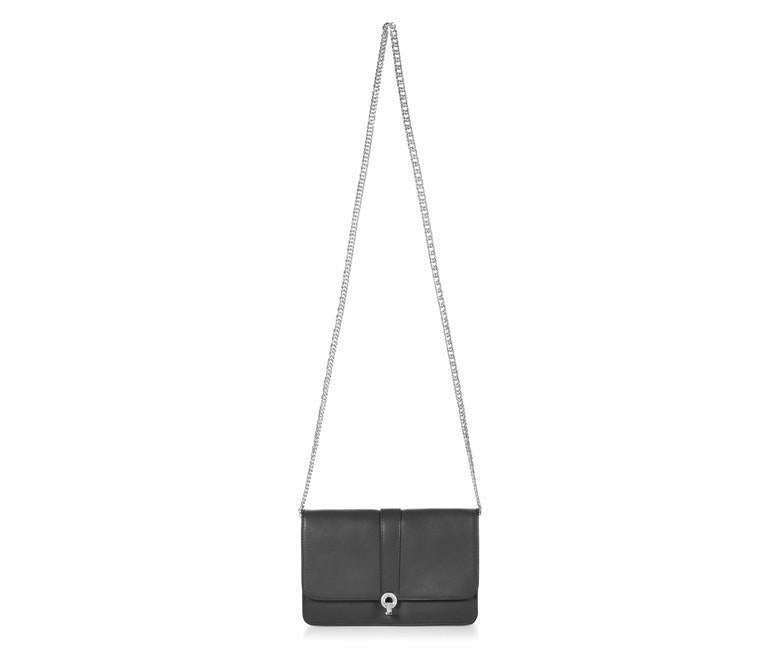 Peggy Taupe Leather Shoulder Bag - Wilbur & Gussie - 5