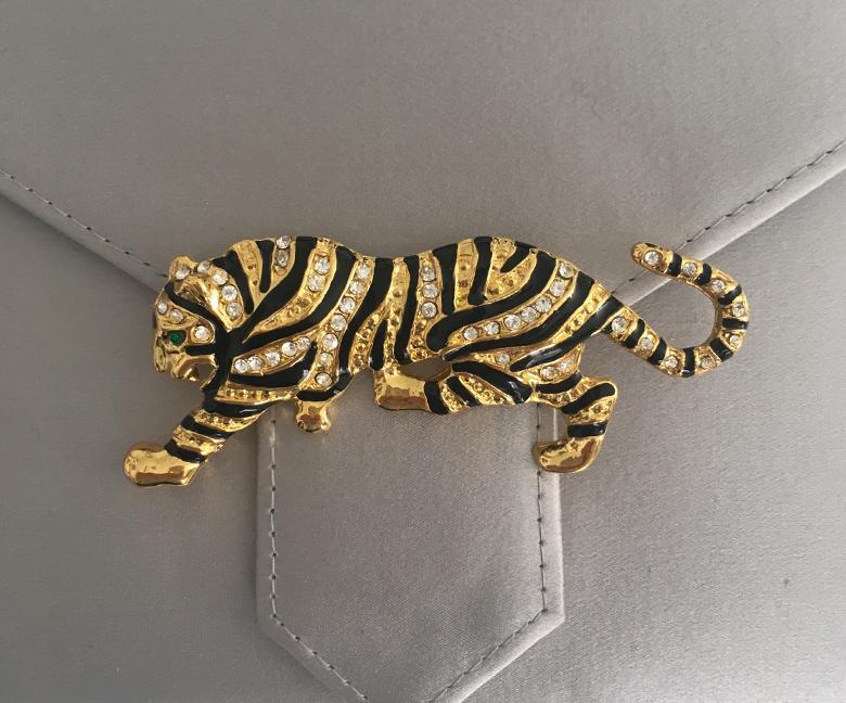 Charlie Bespoke Kingfisher Silk Clutch