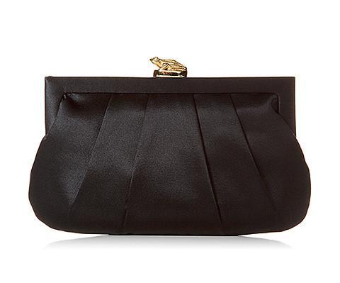 Margot Black Silk Clutch - Wilbur & Gussie - 1