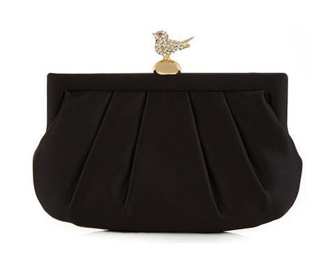 Margot Black Silk Clutch - Wilbur & Gussie - 1